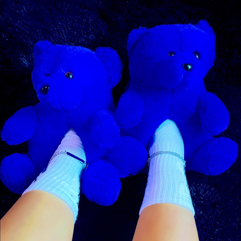 Cuddle slippers royal blue